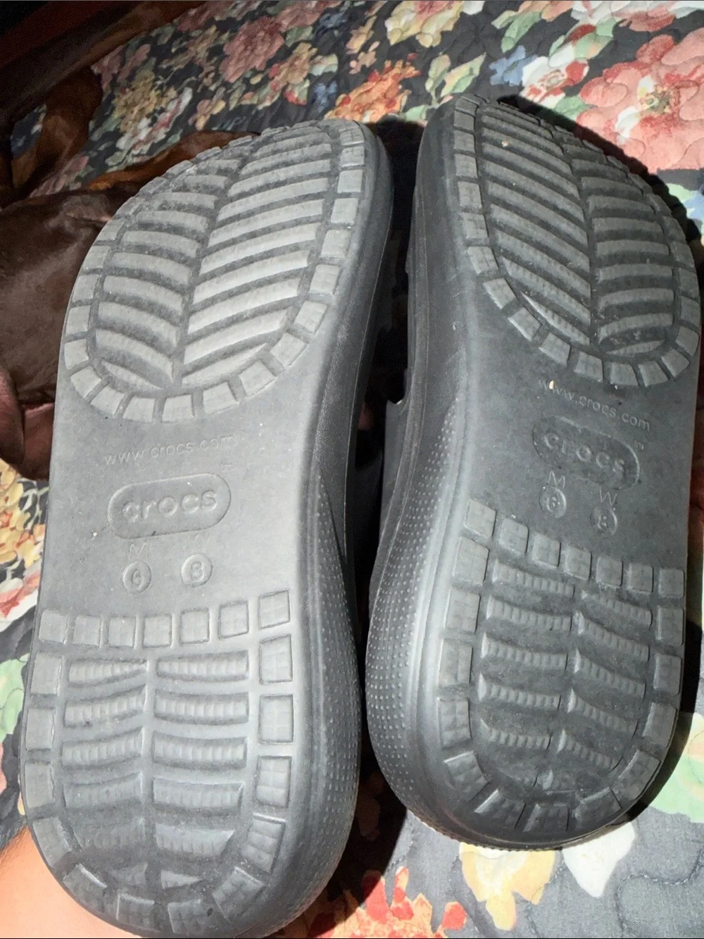 CROCS Black Platform Sandal Clogs